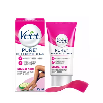 veet-pure-hair-removal-cream-normal-skin-with-cucumber-extract-50-gm