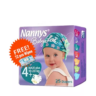 nannys-baby-love-diaper-belt-4-maxi-plus-10-20-kg-free-wipes-72-pcs-25-pcs